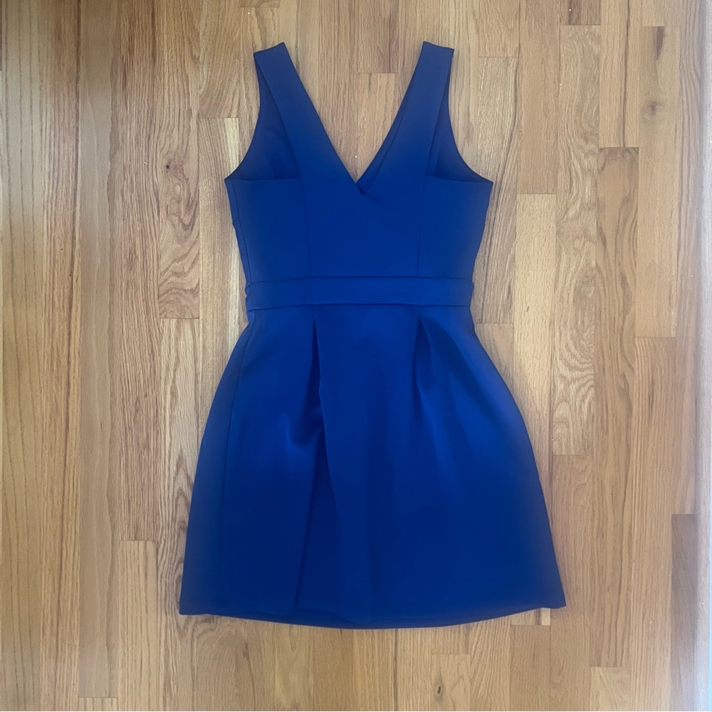 💙 Kalijati Royal Blue Pleated Mini Dress (Size M) - Picture 4 of 8